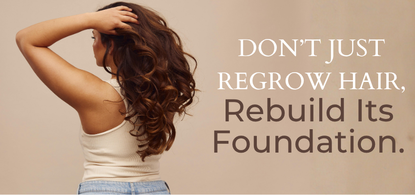 Minoxidil vs. Ayurveda: Why Addressing the Root Cause of Hair Loss Provides Long-Lasting Results