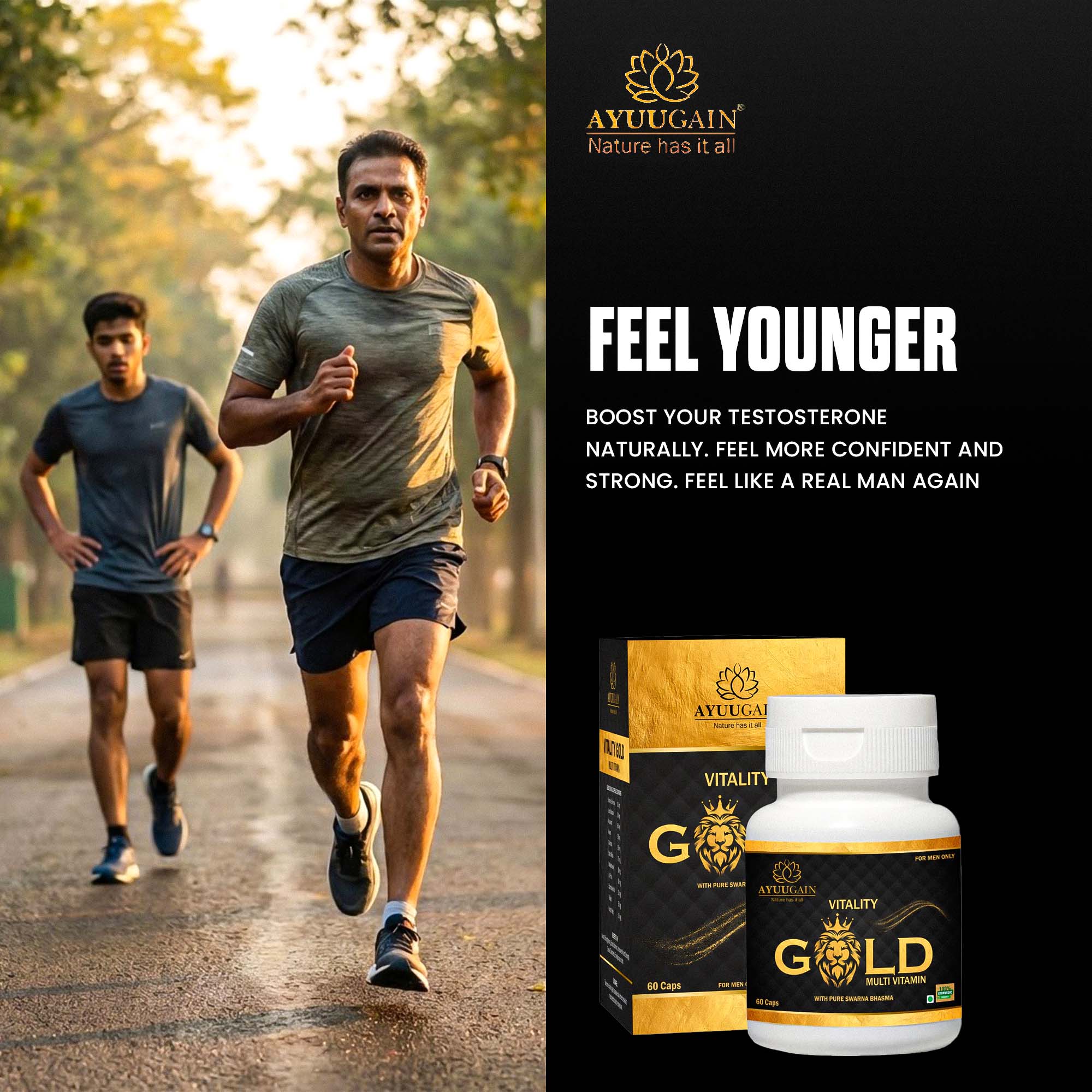 Swarn Bhasm Vitality Booster - 60 Capsules