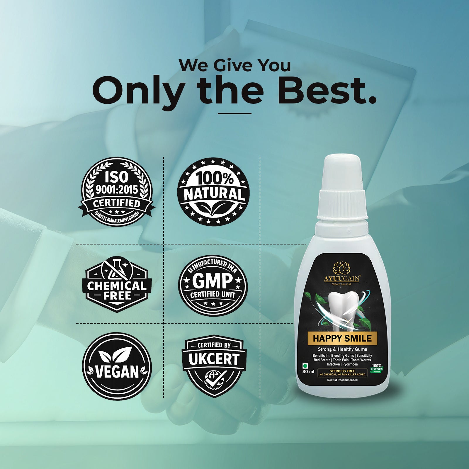 Happy Smile For Strong & Healthy Gums