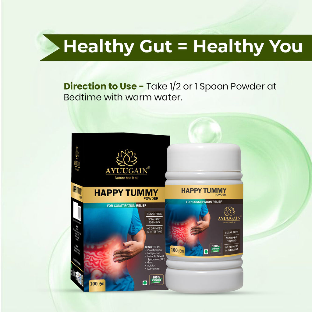 Happy Tummy Powder - Best Ayurvedic Powder To Support Digestion