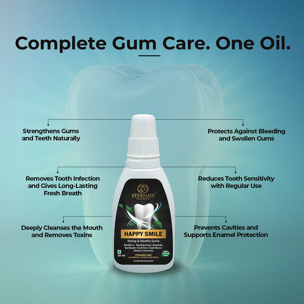 Happy Smile For Strong & Healthy Gums