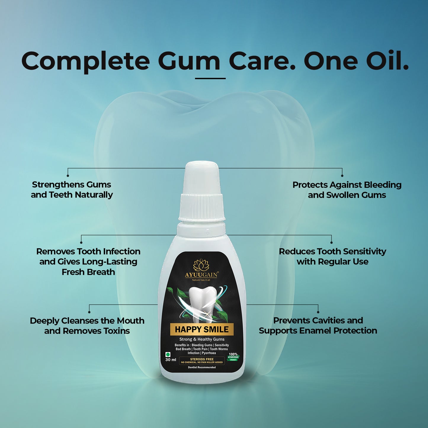 Happy Smile For Strong & Healthy Gums
