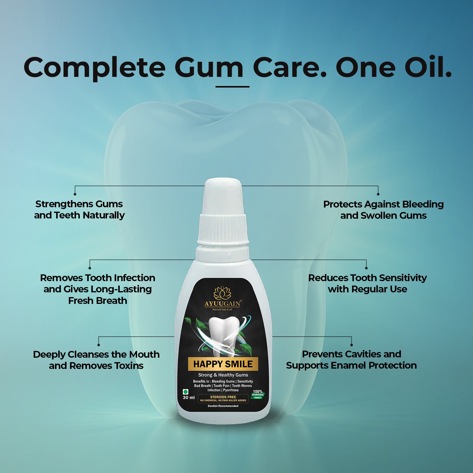 Happy Smile For Strong & Healthy Gums