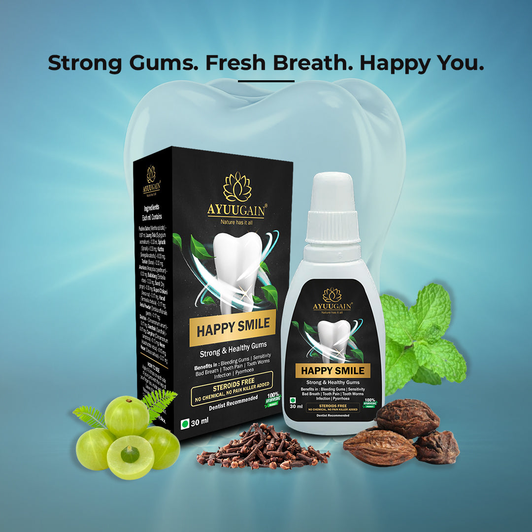 Happy Smile For Strong & Healthy Gums