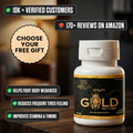 AYUUGAIN Gold Men’s Energy, Focus & Vitality Ayurvedic Capsules (60 Capsules)