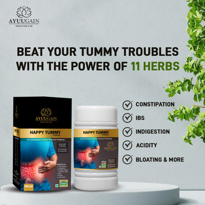 Happy Tummy Powder for Effective Relief from Constipation