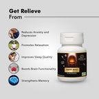 Happy Mind Capsules For Ayurvedic Stress Relief, Anxiety Control & Mental Calm Support