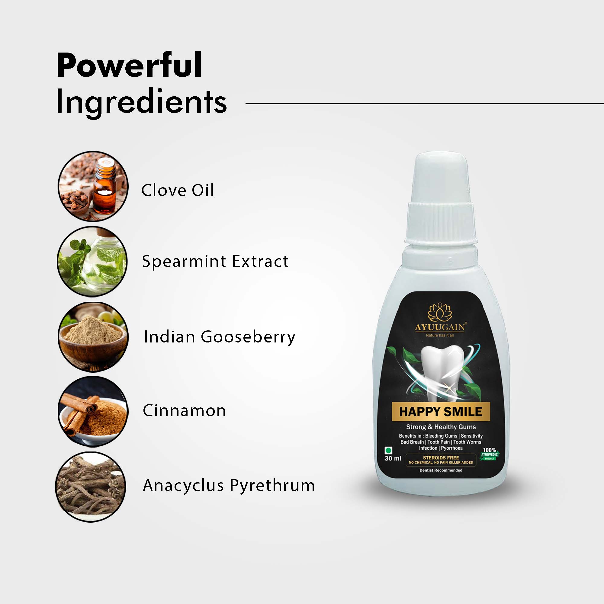 Happy Smile For Strong & Healthy Gums