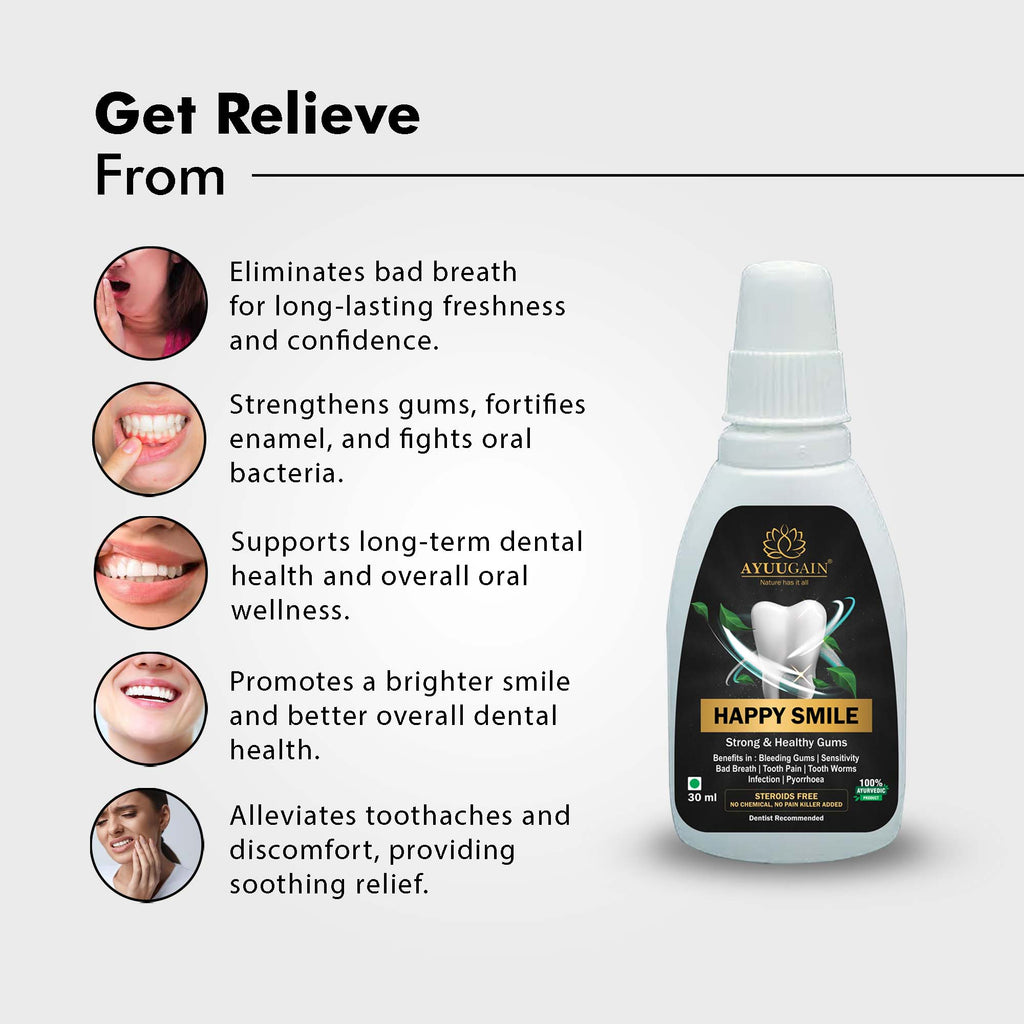 Happy Smile For Strong & Healthy Gums