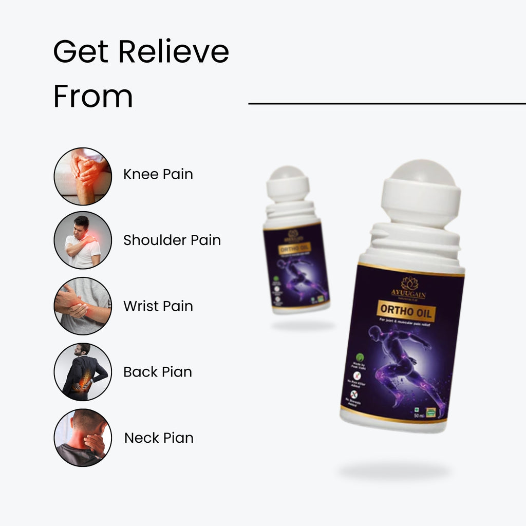Ortho Oil Roll On For Joint & Muscle Pain Relief