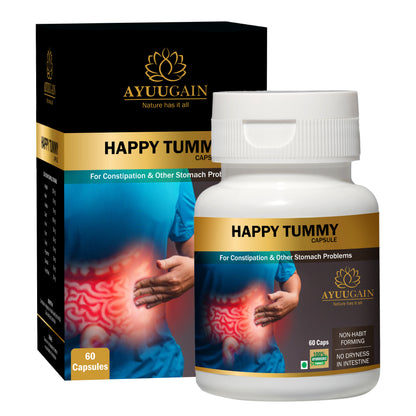 Happy Tummy Capsules for Effective Relief from Constipation