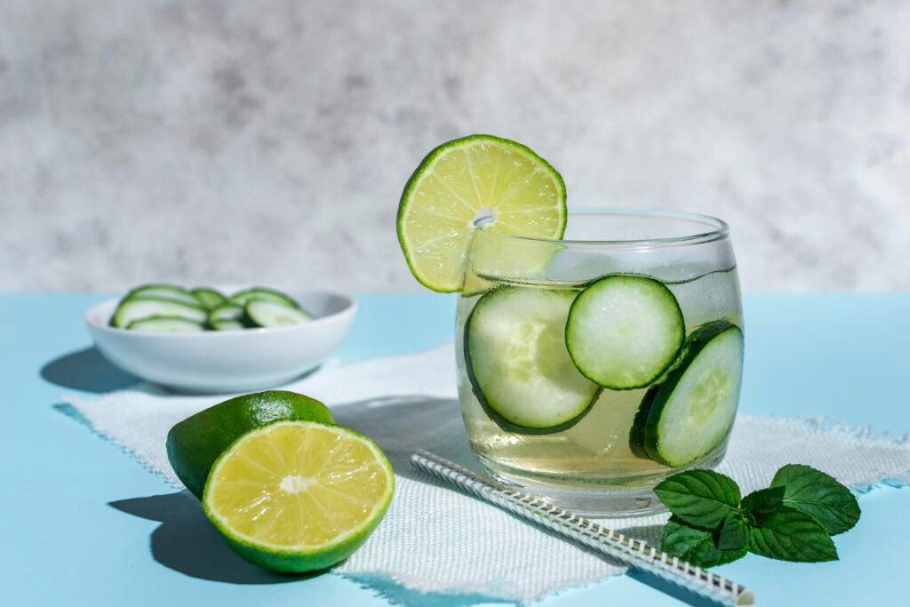 Cucumber and Lemon Detox Water